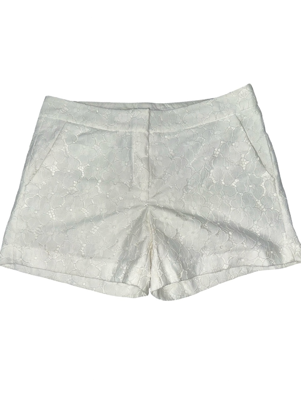 Saint Tropez West Women’s Size 6 White Lace Dress Shorts
